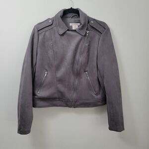 Philosophy,‎ suede jacket, gray size medium in perfect condition